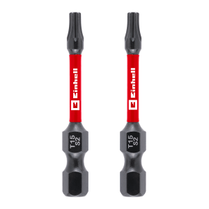 Einhell Impact Bit-Set, 2-teilig, T15, 50 mm, für Schraubendreher und Akkuschrauber.