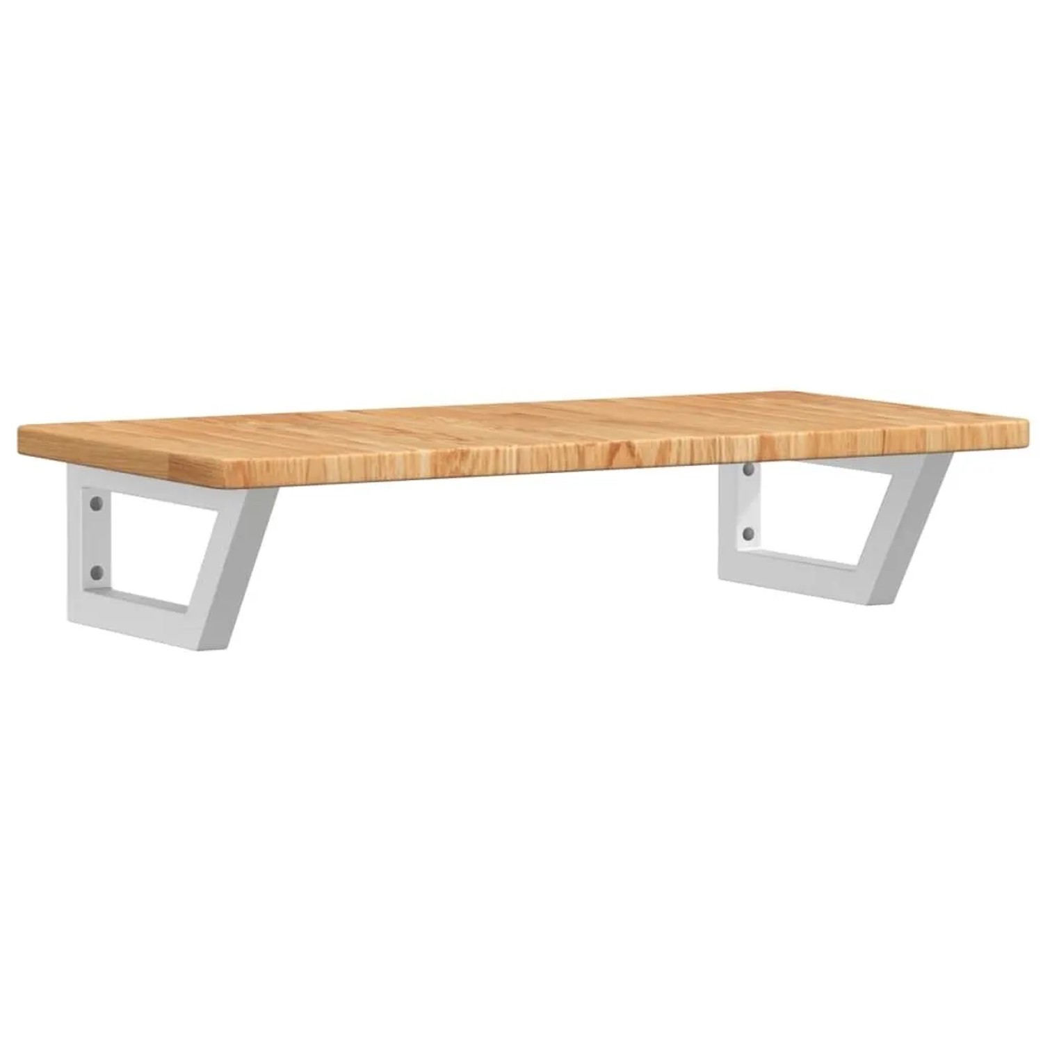 vidaXL Waschtischplatte mit Halterung Stahl und Massivholz Eiche 3302338 günstig online kaufen