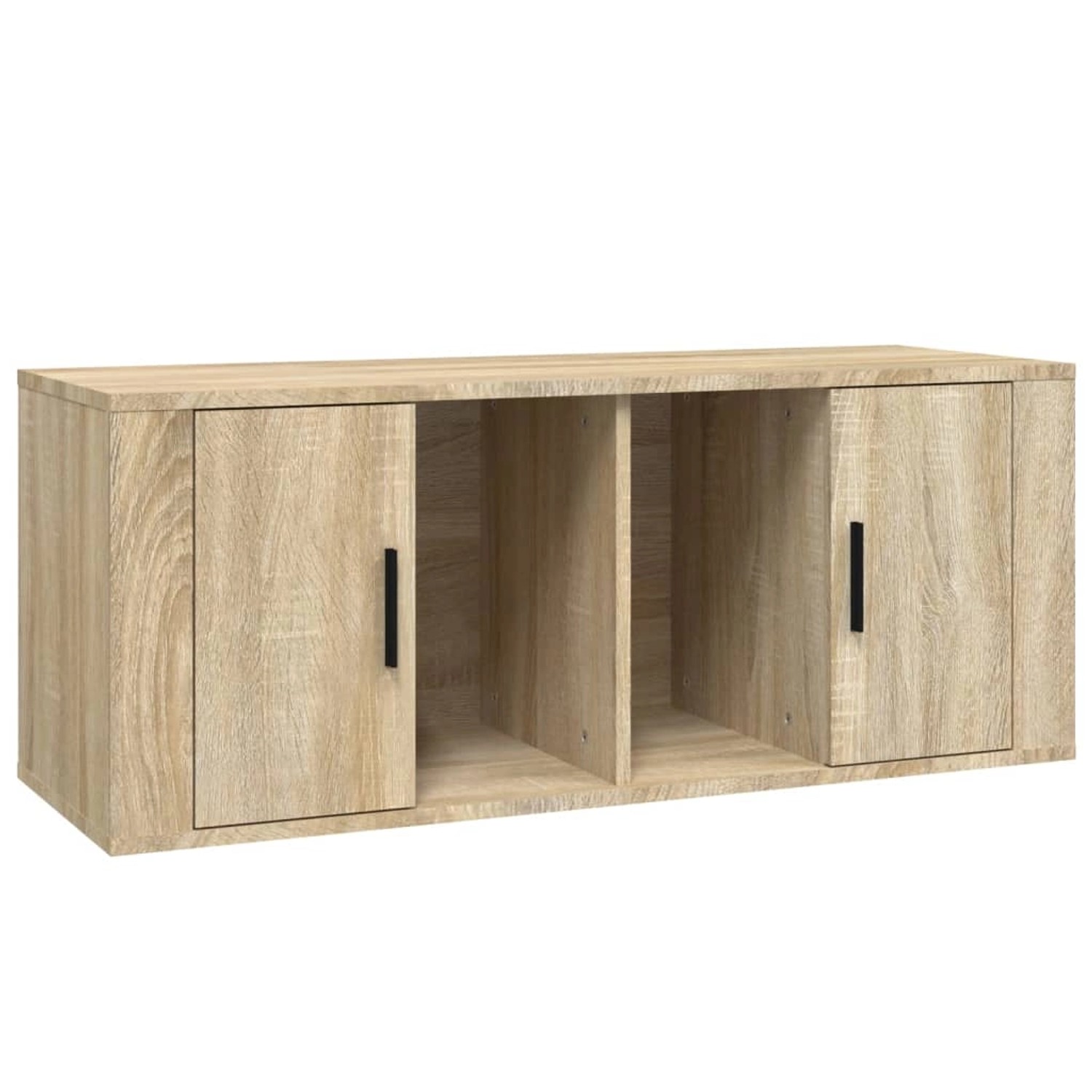 VidaXL TV-Schrank Sonoma-Eiche 100x35x40 cm Holzwerkstoff  Modell 2 günstig online kaufen