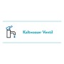Grafik: baliv Kaltwasserventil KV-4010, stilisierter Wasserhahn mit blauem Griff und Tropfen. Waschbeckenarmatur.