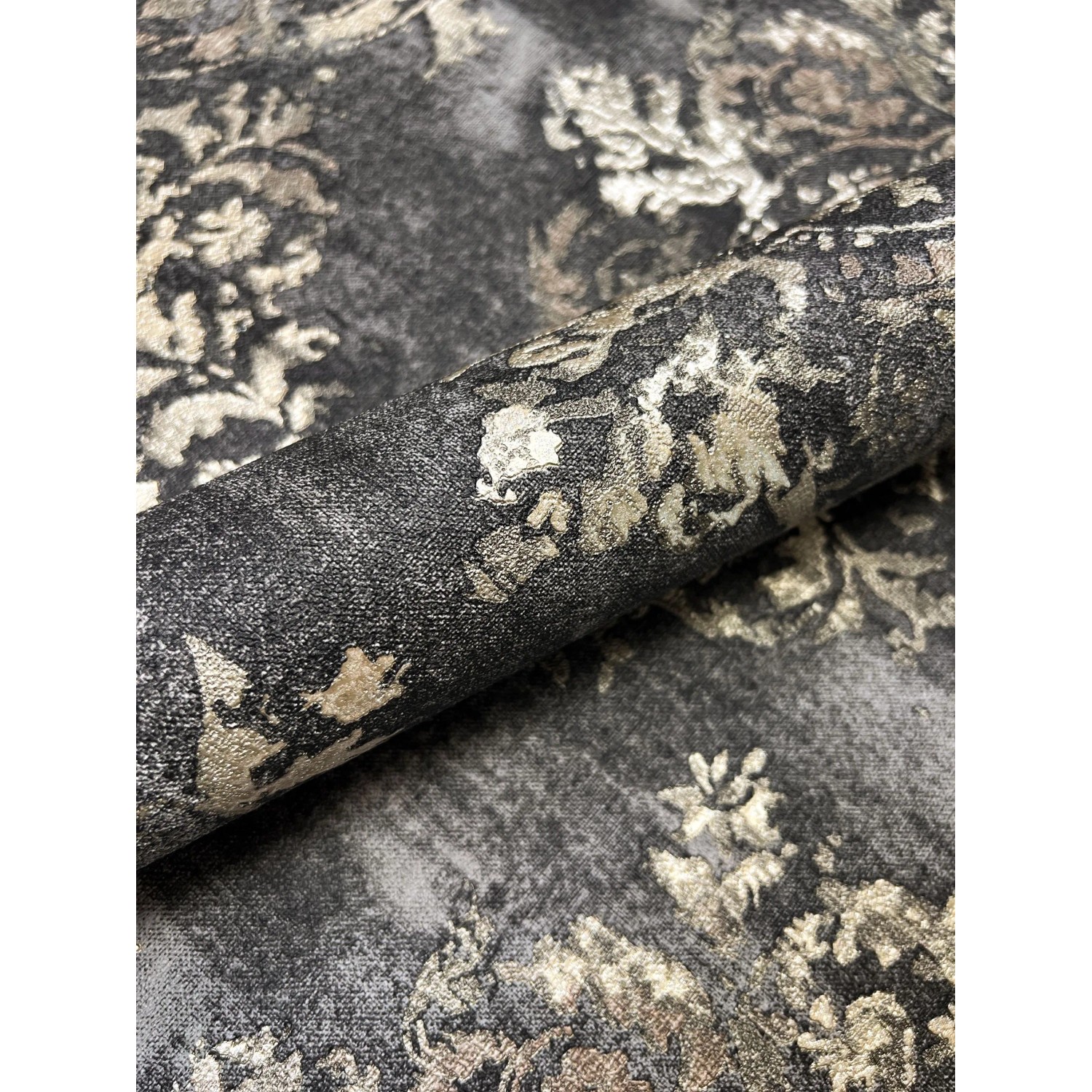 Newroom Vliestapete Milan Black Ornament Barock FSC® günstig online kaufen