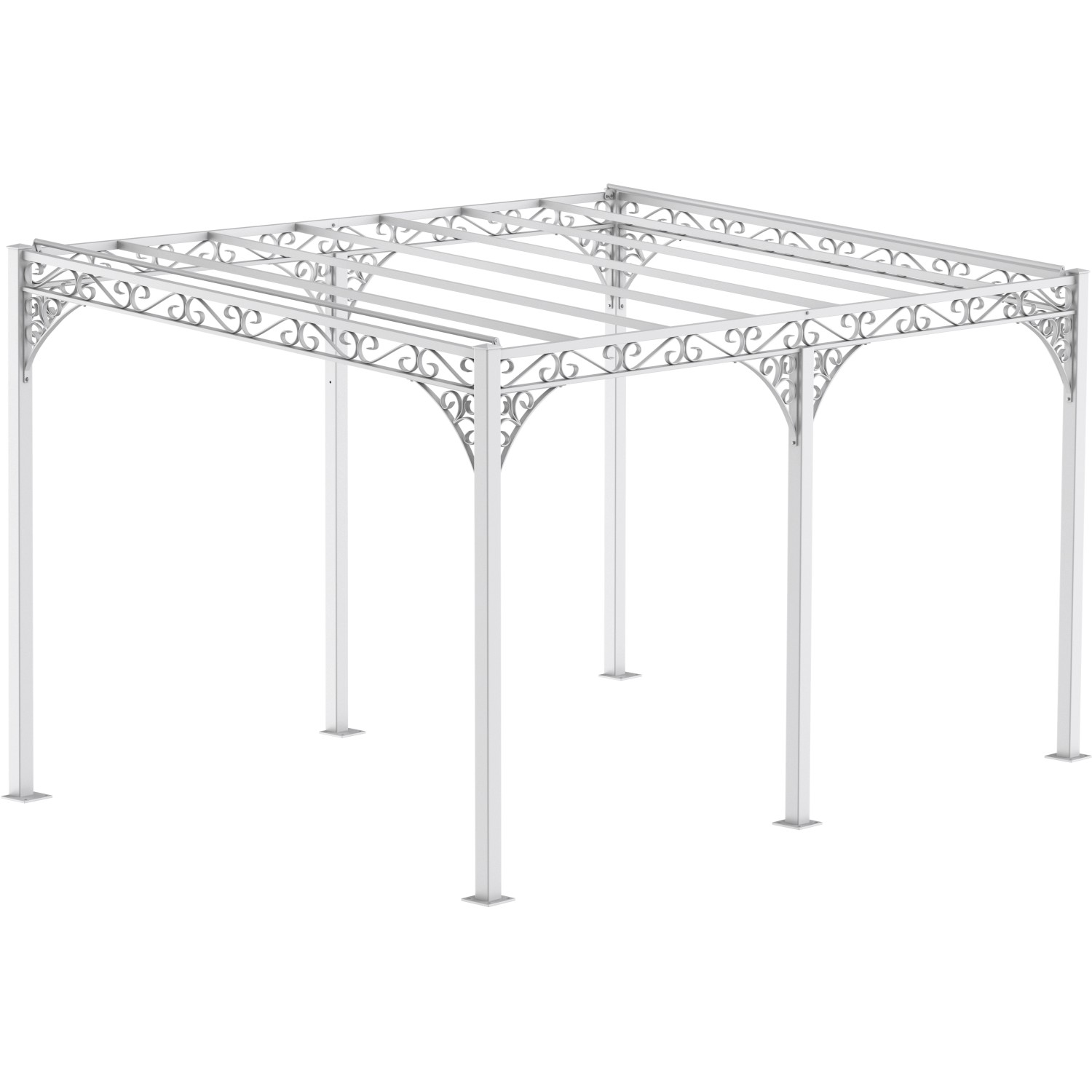 Eleo Pergola Sardegna Pulverbeschichtet Weiß günstig online kaufen