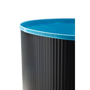 Detailansicht: Blaue Steinbach Rundfolie für Pools, 4,20 m Durchmesser.