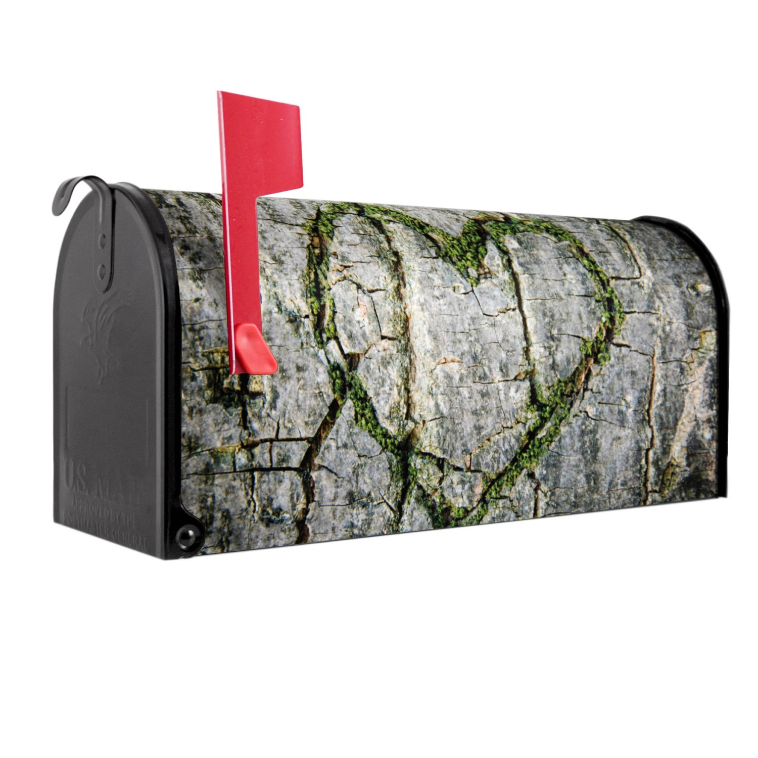 Banjado Amerikanischer Briefkasten Schwarz 48x22x16cm US Mailbox Letterbox günstig online kaufen