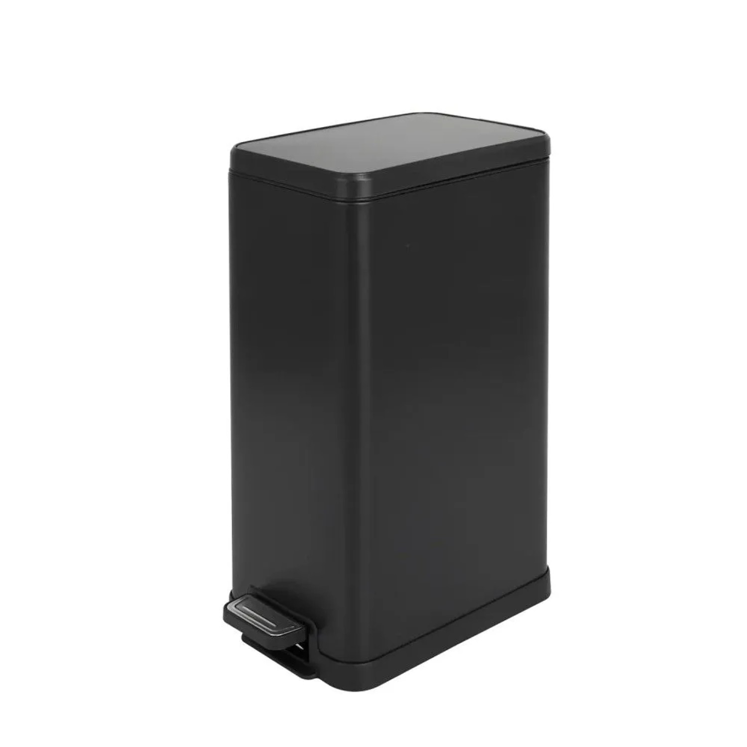 Svita STM18 Mülleimer Treteimer 18l Mit Inneneimer Softclose-Deckel Schwarz