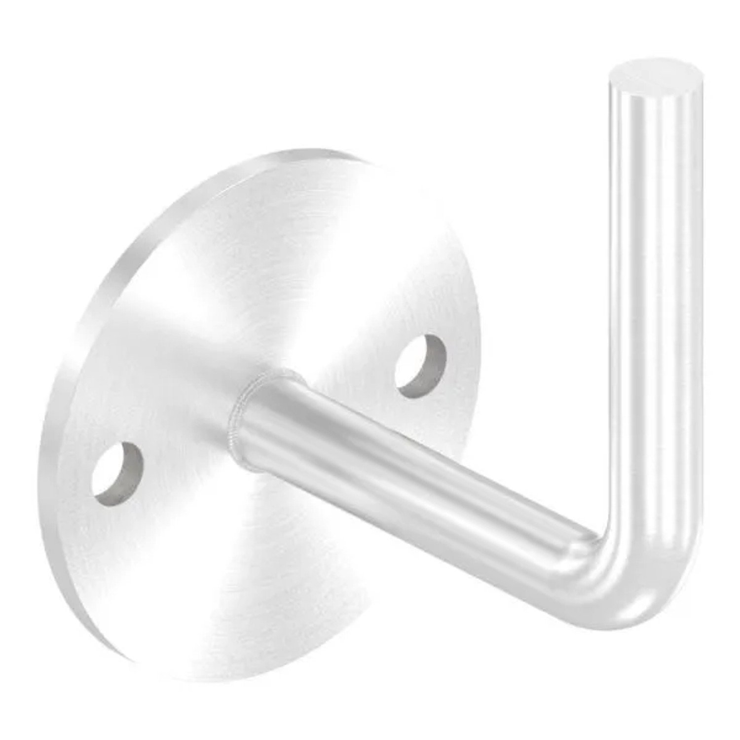 FeNau Handlaufhalter V4A Ronde 70x4 mm Bügel Ø 12 mm 80 mm Wandabstand Zum Anschweißen