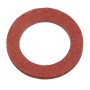 Rote Kirchhoff Vulkanfiber Dichtung, 12x18x1,5 mm, 4er-Set für Wasser- und Heizungsanschlüsse.