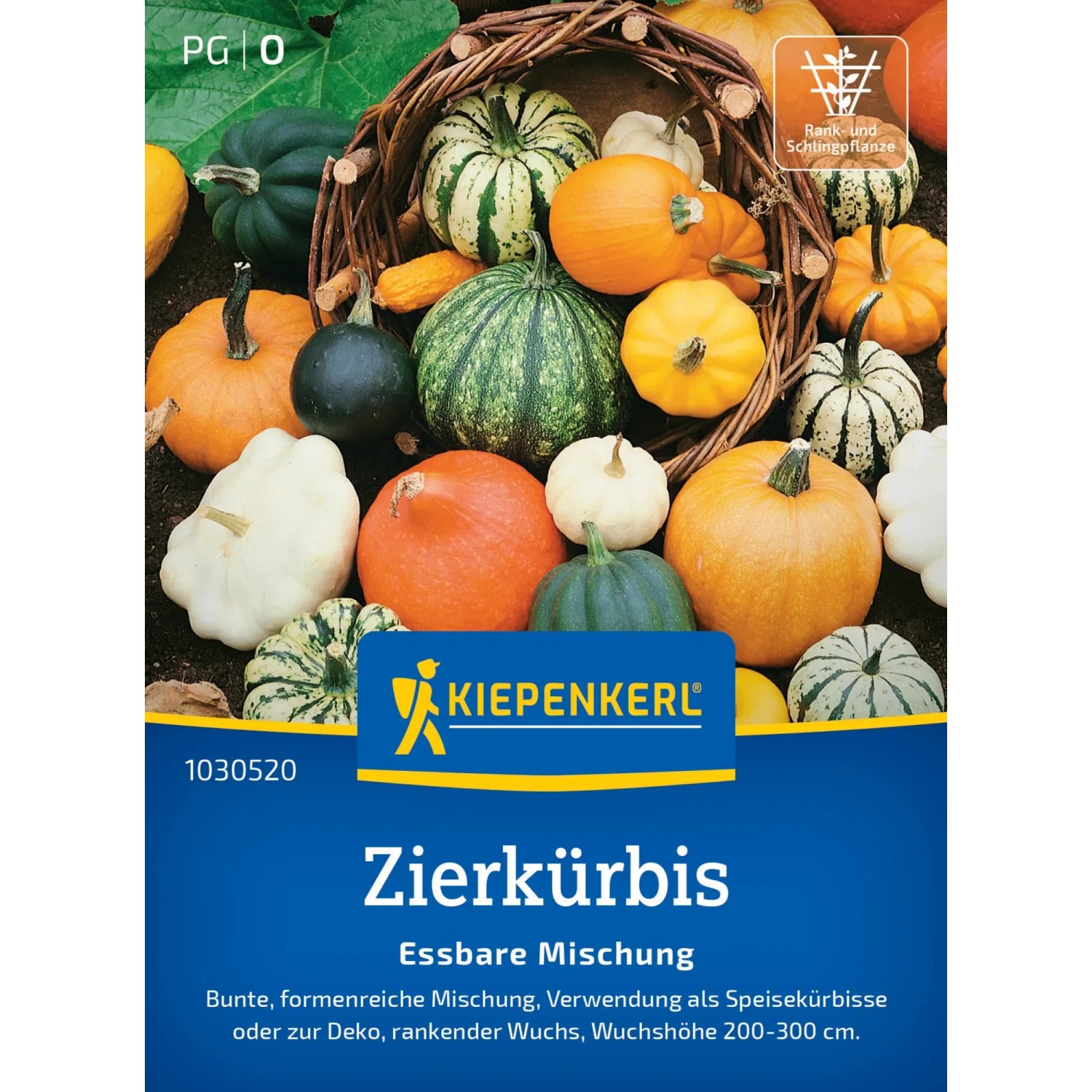 Kiepenkerl Zierkürbis "Essbare Mischung" Mehrfarbig