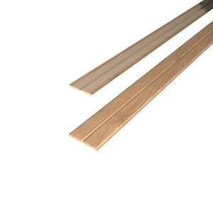 Egger Faltleiste Decowall FL009 Esbjerg, hellbraune Wandverkleidung, 2,4 m Länge.