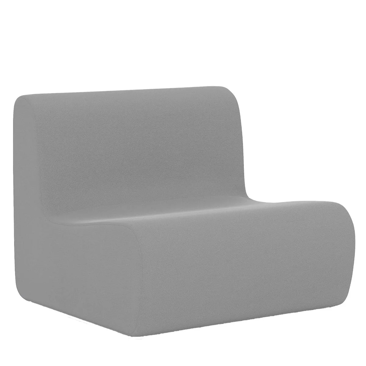 Costway Bodensessel mit Rückenlehne Bodenstuhl mit Weichem Samt Grau