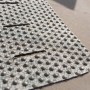 Anthrazitfarbene Astra Türmatte Perfo Rips, 40x60 cm, mit Rillenstruktur.