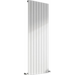Weißer Ximax Raumheizkörper P1, 1800x295 mm, 572 Watt, mit vertikalen Paneelprofilen.