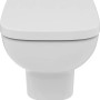 Ideal Standard I.Life A WC-Paket, spülrandlos, inkl. WC-Sitz mit Absenkautomatik, Weiß.