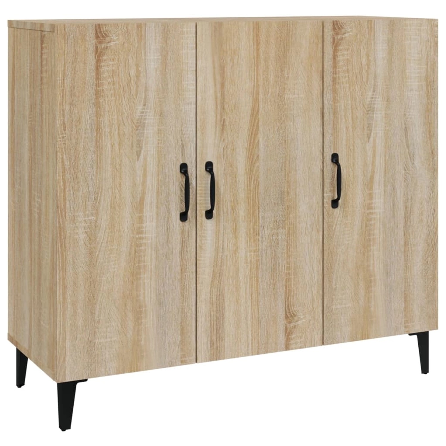 vidaXL Sideboard Sonoma-Eiche 90x34x80 cm Holzwerkstoff 812504 günstig online kaufen