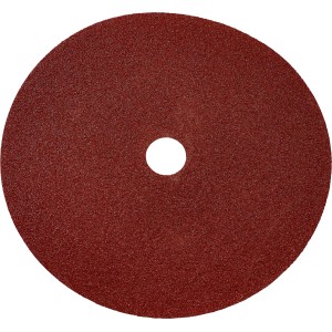 LUX Fiberscheibe, Ø 180 mm, Körnung 60 für Winkelschleifer zur Metallbearbeitung.