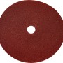 LUX Fiberscheibe, Ø 180 mm, Körnung 60 für Winkelschleifer zur Metallbearbeitung.