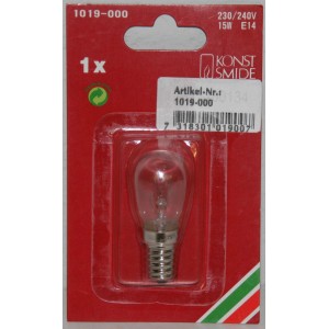 Konstsmide Leuchtmittel E14, 15W für Papiersterne, klar.