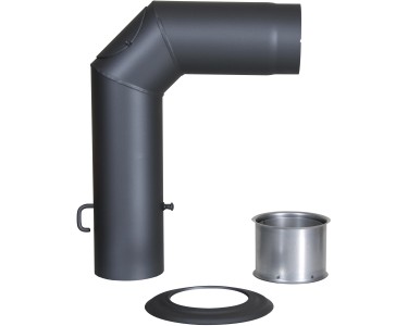 Kaminoflam Winkelrohr-Set Senotherm 450 mm x 600 mm x 150 mm Gussgrau  kaufen bei OBI
