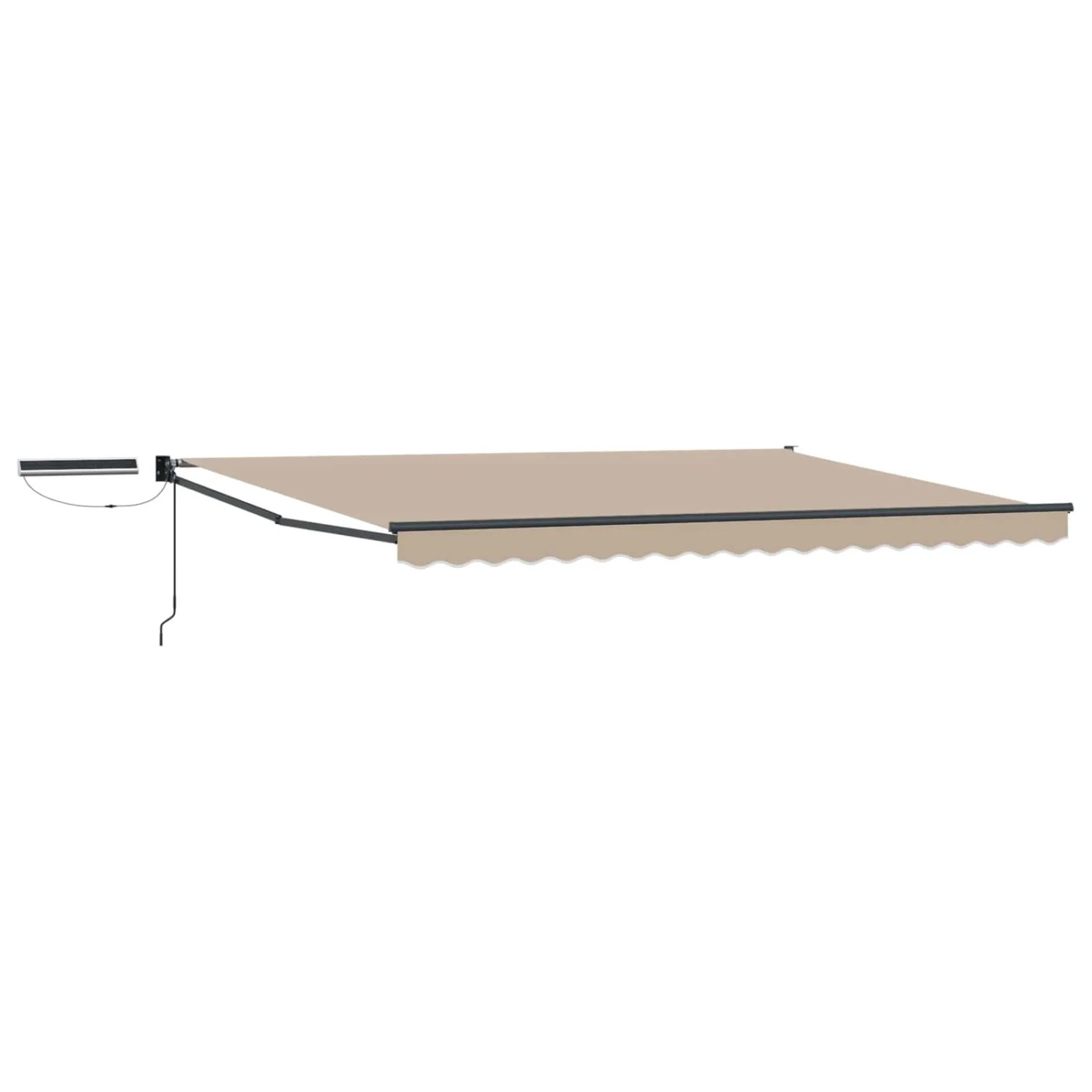vidaXL Elektrische Ausziehbare Markise Beige 4 x 3 m 3420152