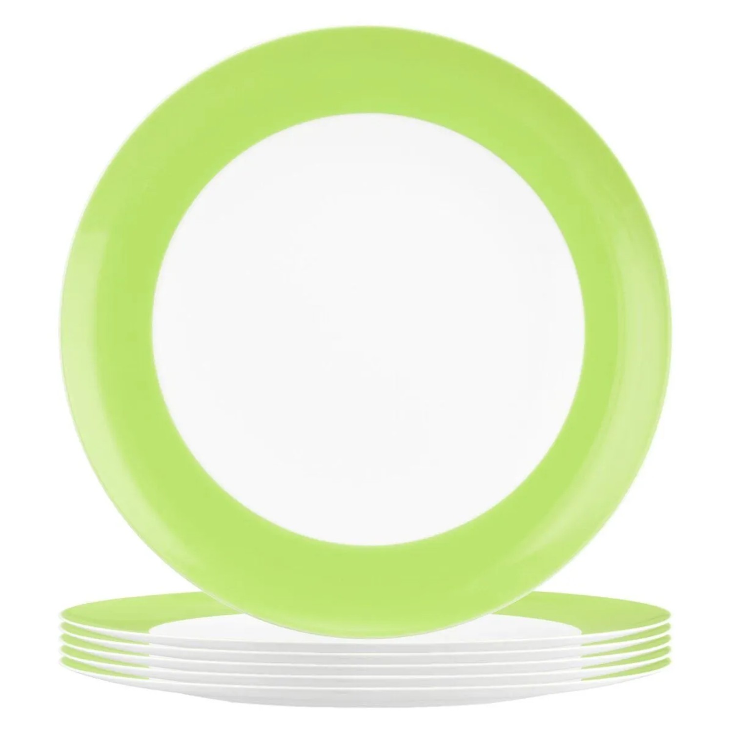Seltmann Weiden Liberty Pure Colors Speiseteller 27 cm 6er Set Lime Green