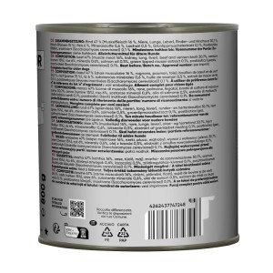 Lucky Jim Hunde-Nassfutter Senior Rind & Hirsch, 800g Dose. Alleinfutter für ältere Hunde.