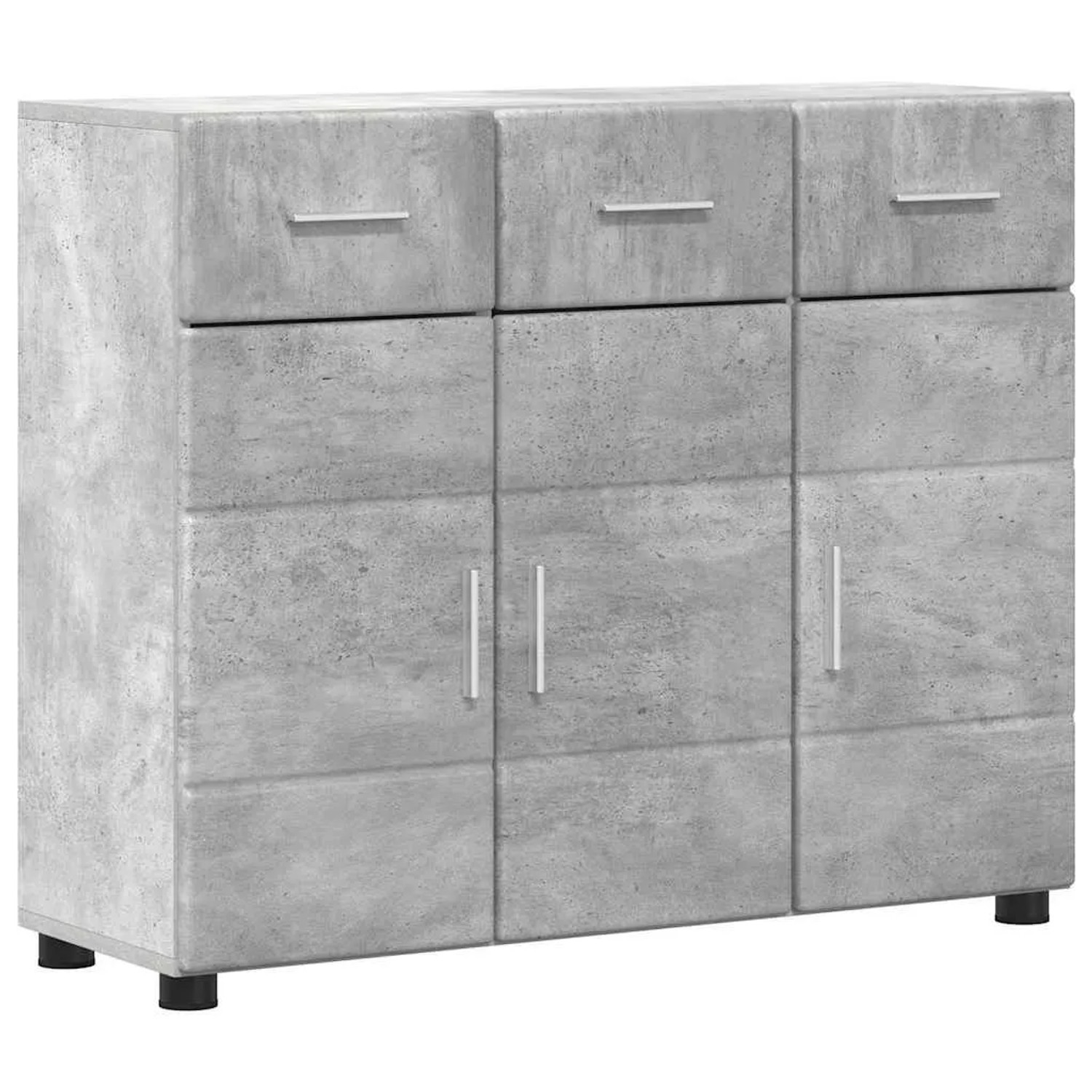 VidaXL Sideboard Florin Beton Grau 88, 5 X 30, 5 X 73 Cm Holzwerkstoff 880314