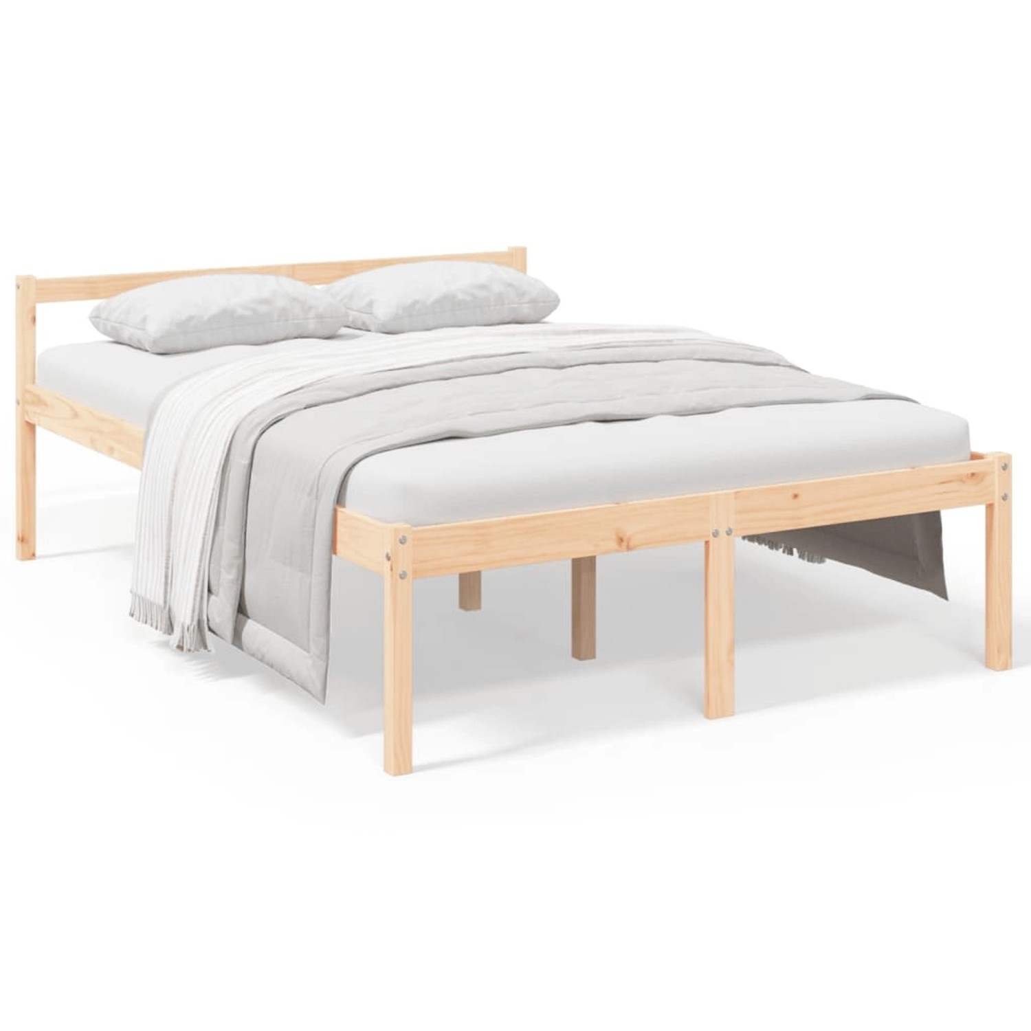 vidaXL Seniorenbett 140x200 cm Massivholz Kiefer 810614 günstig online kaufen
