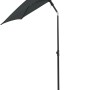 Grauer Siena Garden Marktschirm City, 210x140 cm, mit Neigungsfunktion und Schieber.