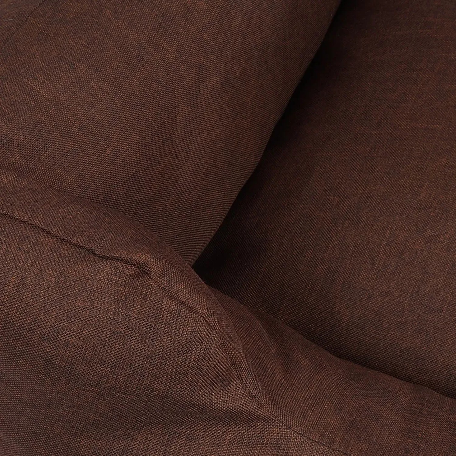 Detailaufnahme: Braunes Knuffelwuff Hundebett Lotte Velours XXL, robust und komfortabel.