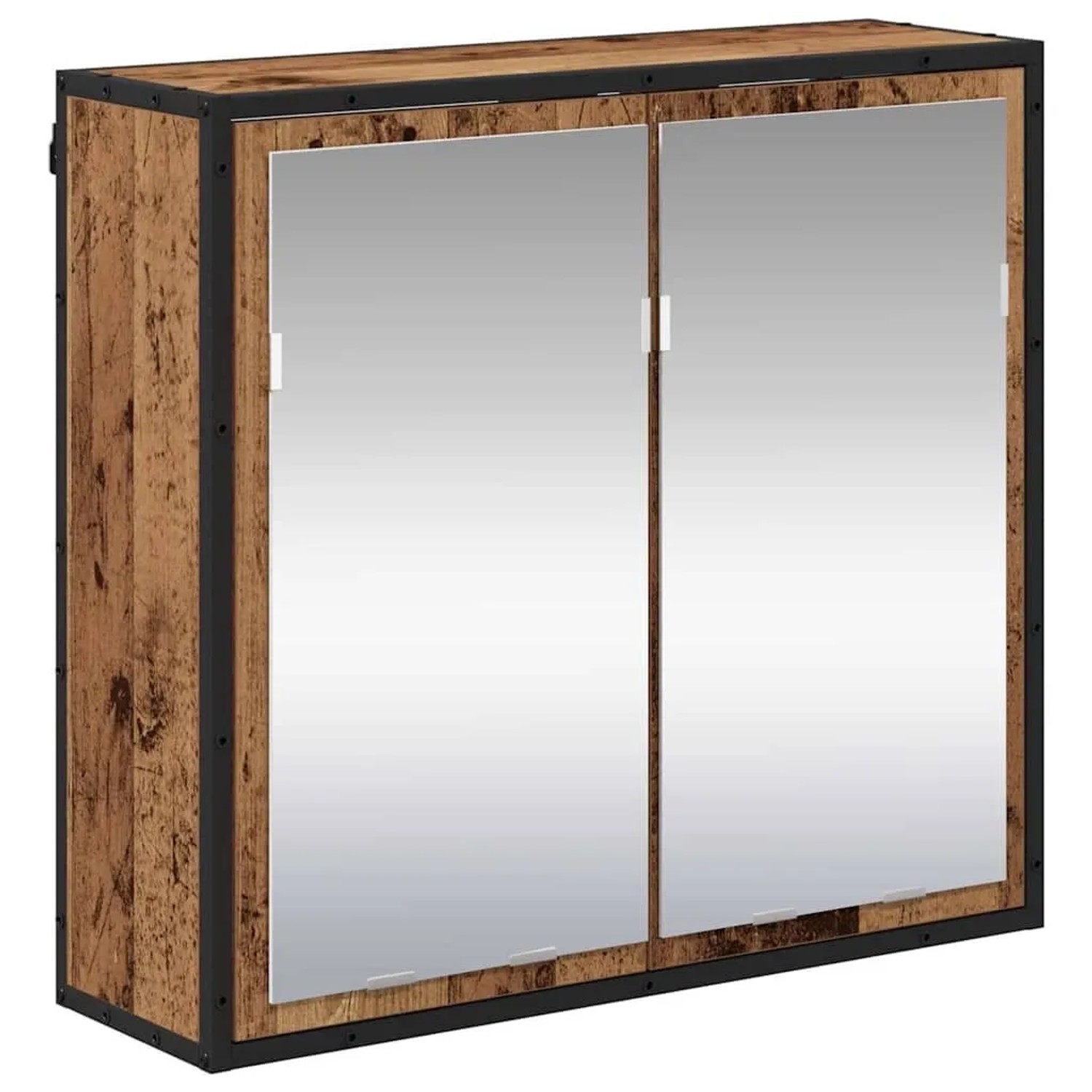 vidaXL Badezimmer-Spiegelschrank Altholz 65 x 20 x 60 cm Holzwerkstoff 8836 günstig online kaufen