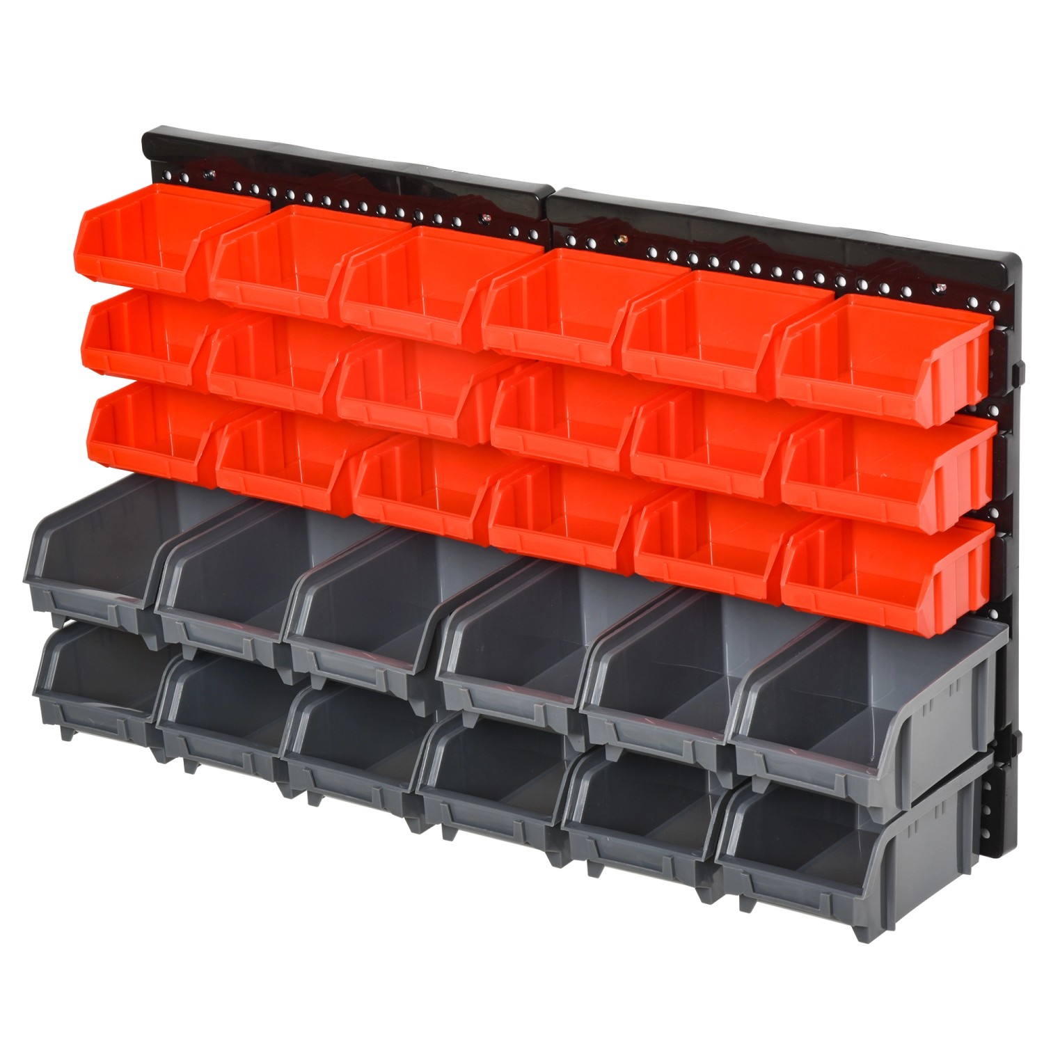DURHAND Lagersystem Wandregal 37,5 x 63 cm 30tlg. Boxen in 2 Größen günstig online kaufen