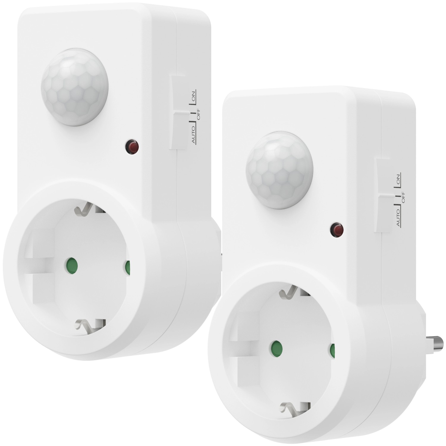 Oktaplex Sia Steckdose mit Bewegungsmelder 2er Set Infrarotsensor 9m Zwisch günstig online kaufen