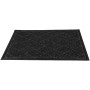 Bestlivings Fußmatte Basic, grau, 60x90 cm, mit Rillenmuster. Ideal für Innen- und Außenbereich.
