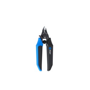 iFixit Elektronik Seitenschneider Mandible, blau-schwarz, für präzise Reparaturen.