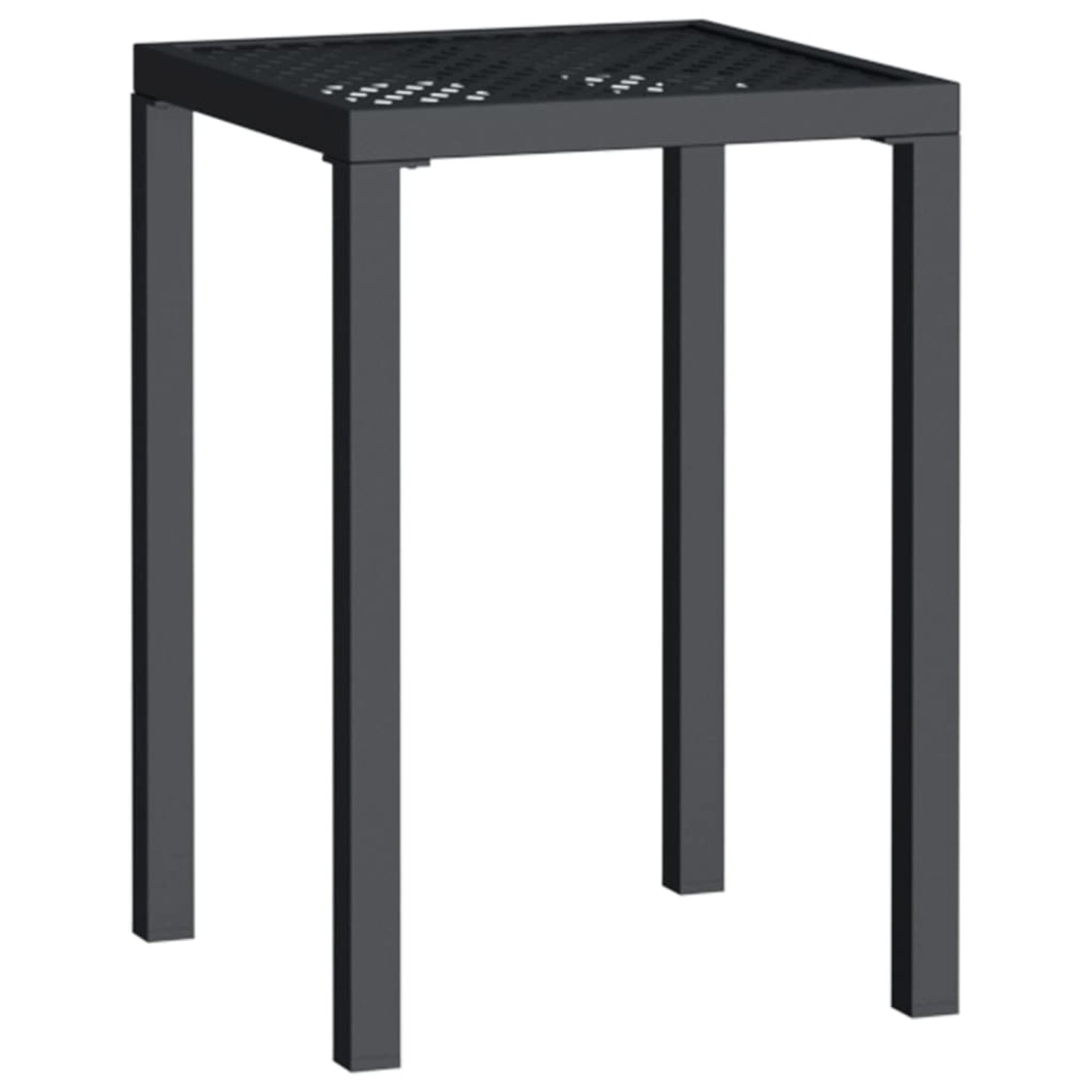 vidaXL Gartentisch Anthrazit 50x50x72 cm Stahl 362742 günstig online kaufen