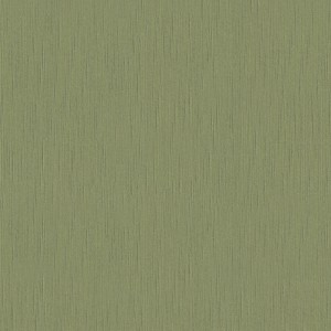 Einfarbige, salbeigrüne Textiltapete mit feiner Struktur für Wohn- und Esszimmer.