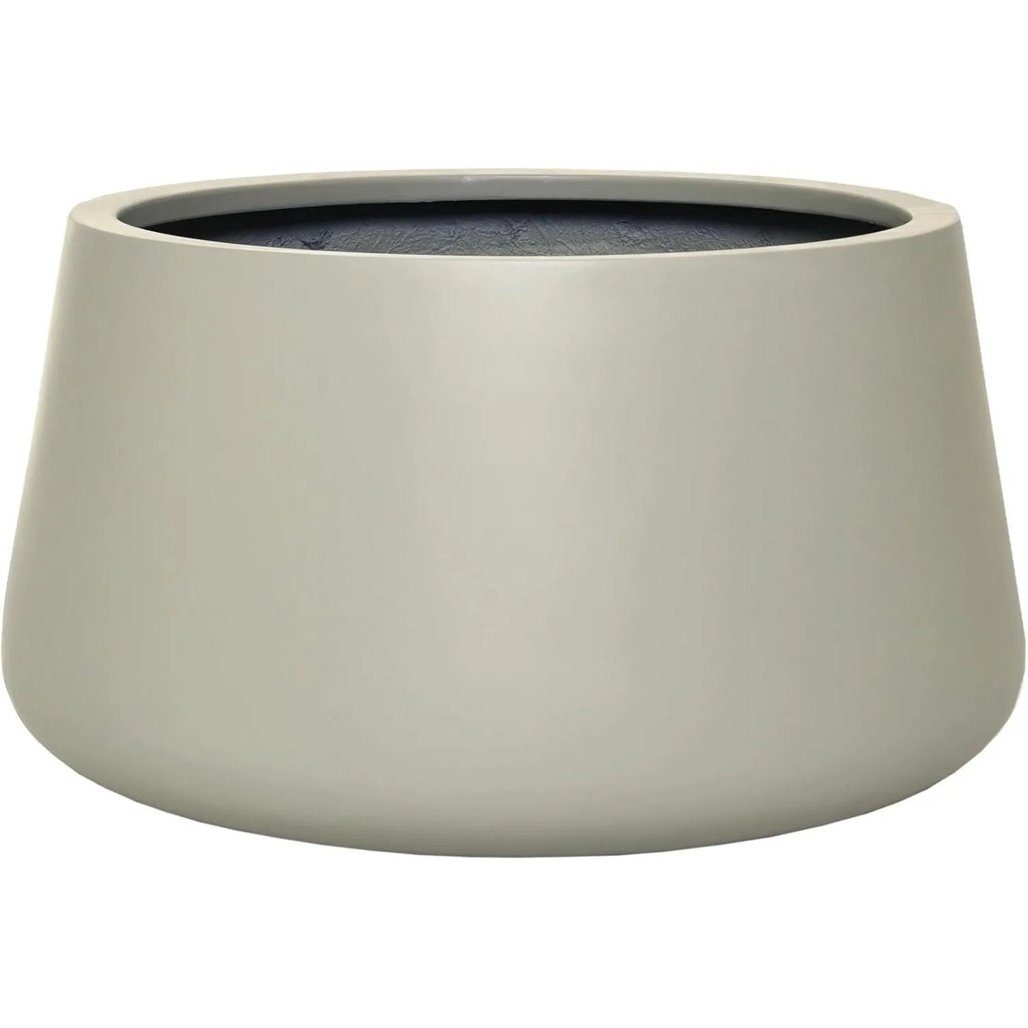 Vivanno Blumentopf Gordo 52 cm x 52 cm x 29 cm Schlammbeige