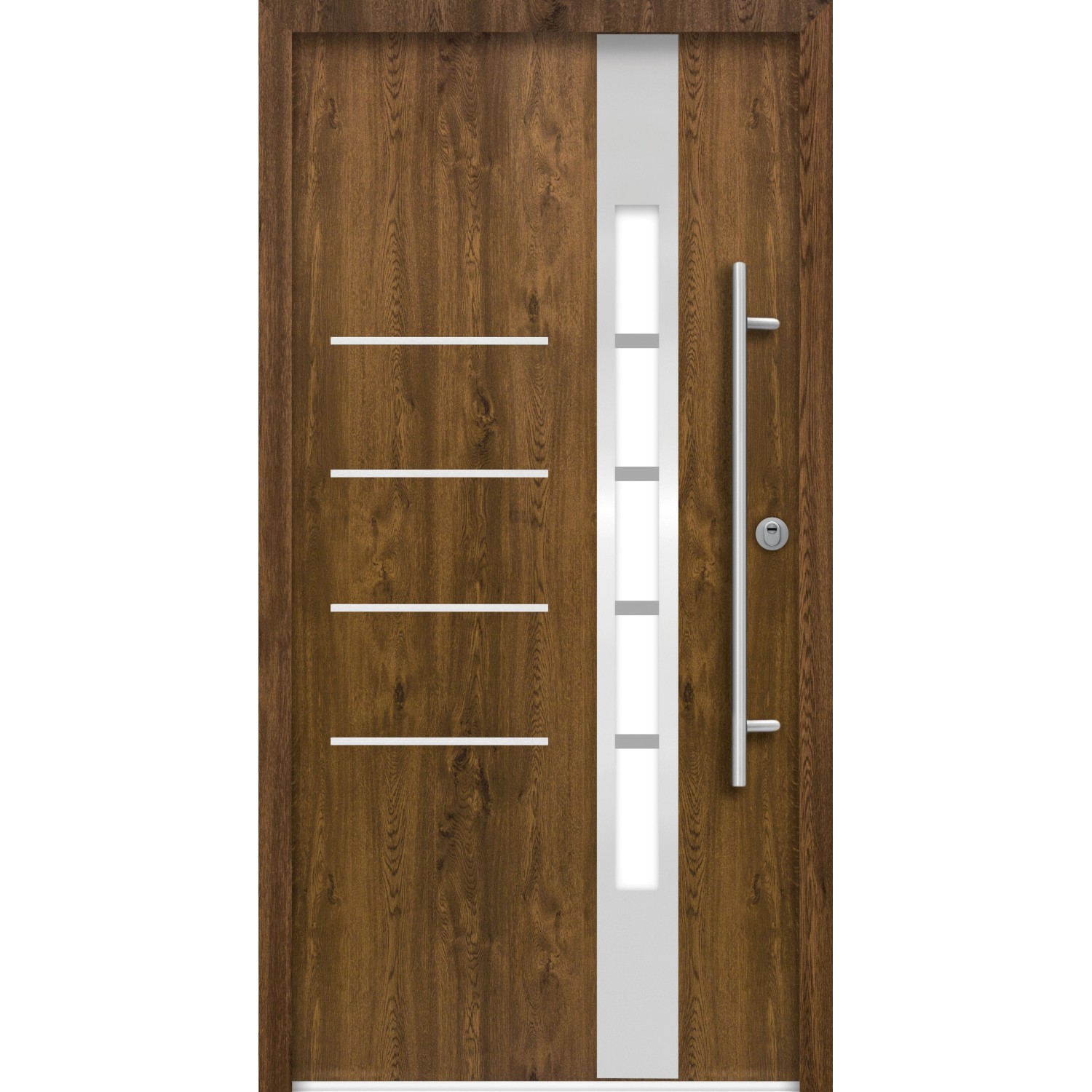 Splendoor Thermospace Haustür Berlin Prime Nussbaum 210x110 cm R günstig online kaufen