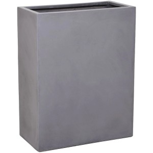 Grauer Vivanno Pflanzkübel Elemento in Betonoptik, 59x30x75 cm, ideal für Garten und Terrasse.