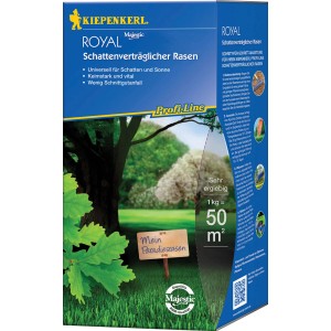 Kiepenkerl Schattenrasen Profi-Line Royal, 1kg Packung. Rasensamen für schattige Lagen.