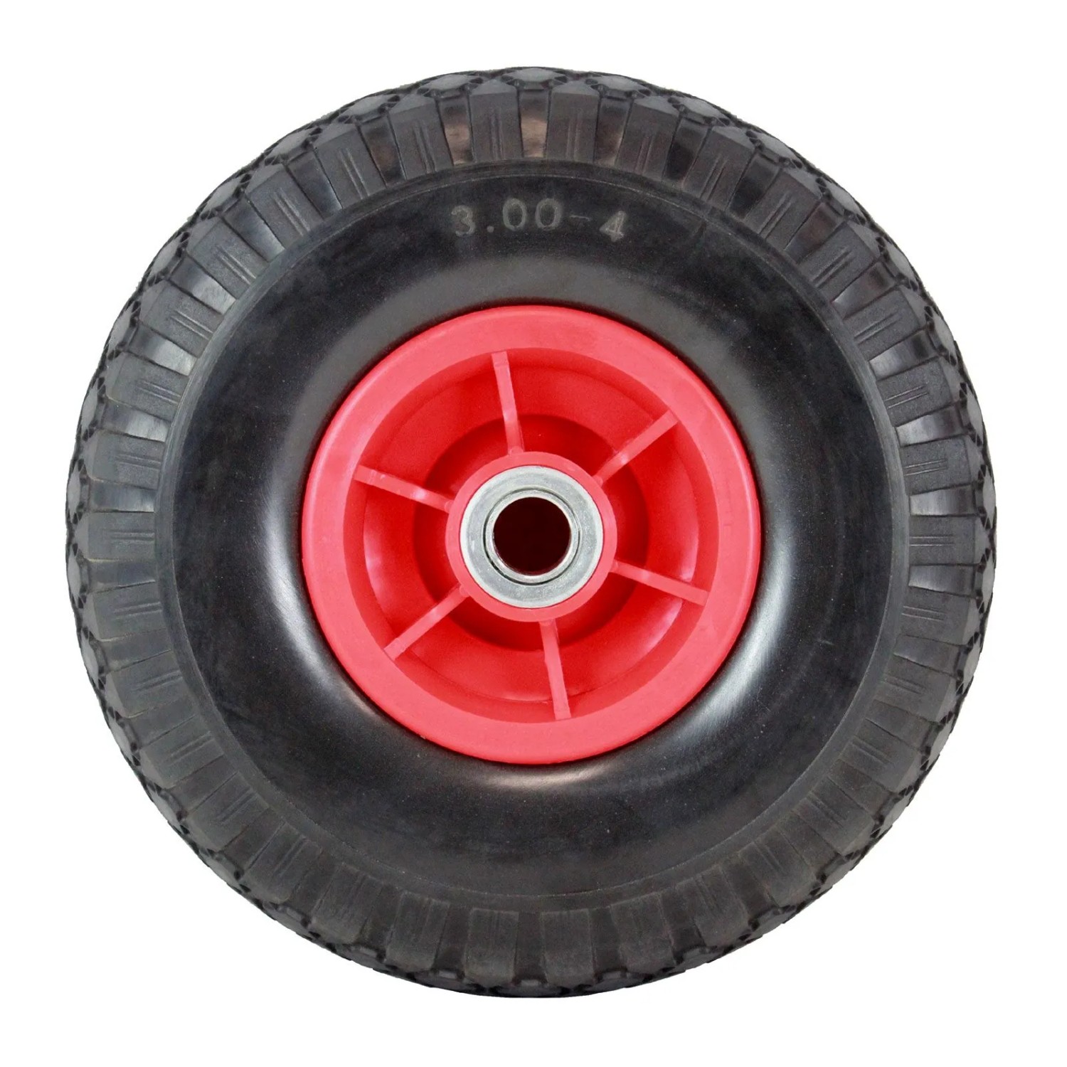 PU Sackkarrenrad Sackkarren Pannensicheres Rad 260x85 mm Nabe 75 mm Achsb. 20 mm