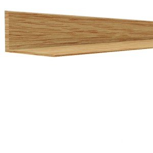 Selbstklebende Knicksockelleiste in Eiche, 18x18x5000 mm, für formschöne Kanten.