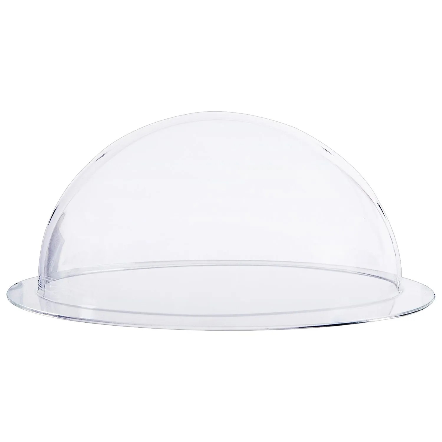 HMF 46740 Halbkugel aus Acryl mit Krempe DIY Acrylhaube Durchmesser 40 cm Transparent