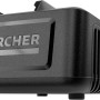 Schwarzes Kärcher Schnellladegerät Battery Power 18 V für Hochdruckreiniger Zubehör.