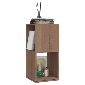 VidaXL Drehregal Sonoma-Eiche, 147,5cm hoch. Wandregal aus Holzwerkstoff mit vier Fächern.