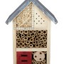 CULT at home Insektenhotel aus Kiefernholz, braun-rot, mit 5 Fächern, Bambusröhren und Holz. Für Bienen & Insekten.