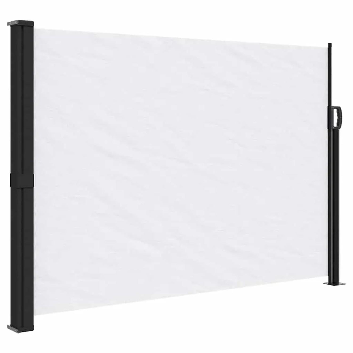 vidaXL Seitenmarkise Ausziehbar Weiß 140x500 cm 4004421