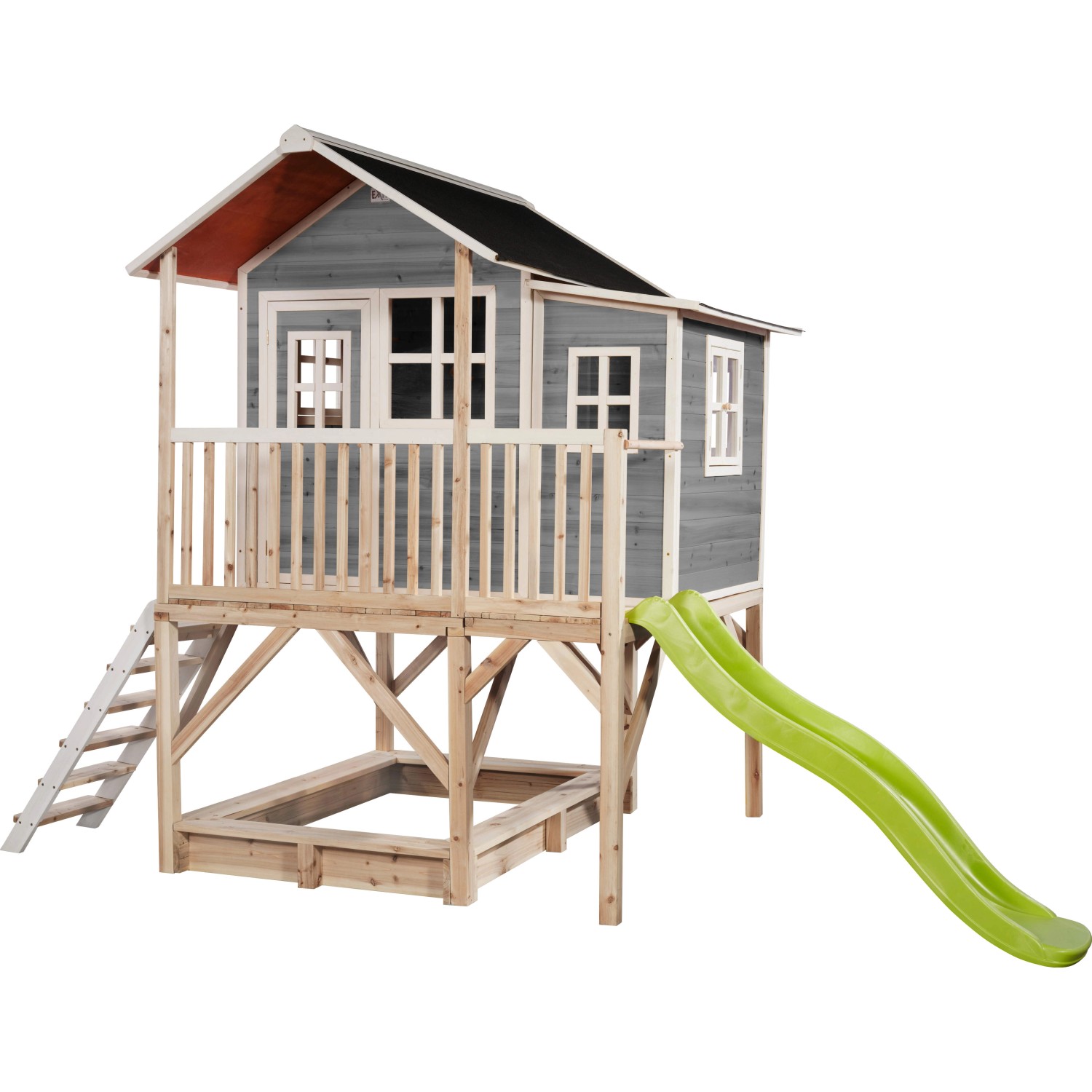 EXIT Loft 550 Holzspielhaus  Grau