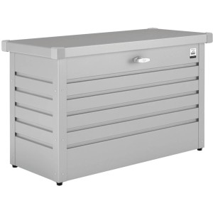 Biohort Freizeitbox 100, silber-metallic, ideal zur Aufbewahrung von Gartenutensilien.