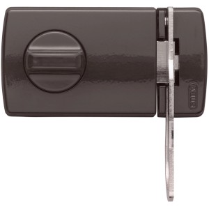 Abus Türzusatzschloss 2130 B B/DFNLI in Braun mit Sperrbügel.